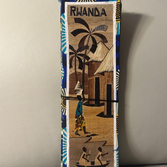 Colorful Rwandan Art Bookmark - Picture 2 of 3